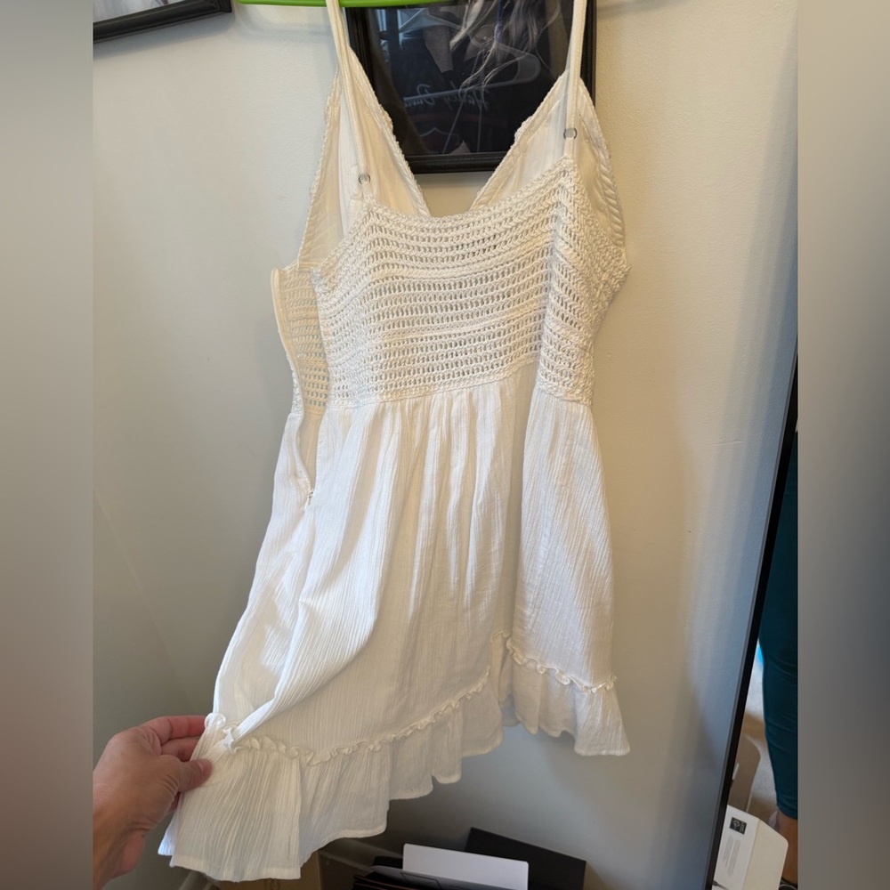 Festival Bloom Crochet Floral Mini Dress - Picture 9 of 9